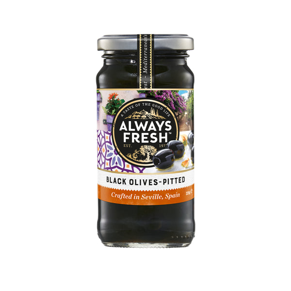 Always Fresh Spanish Pitted Black Olive 220g