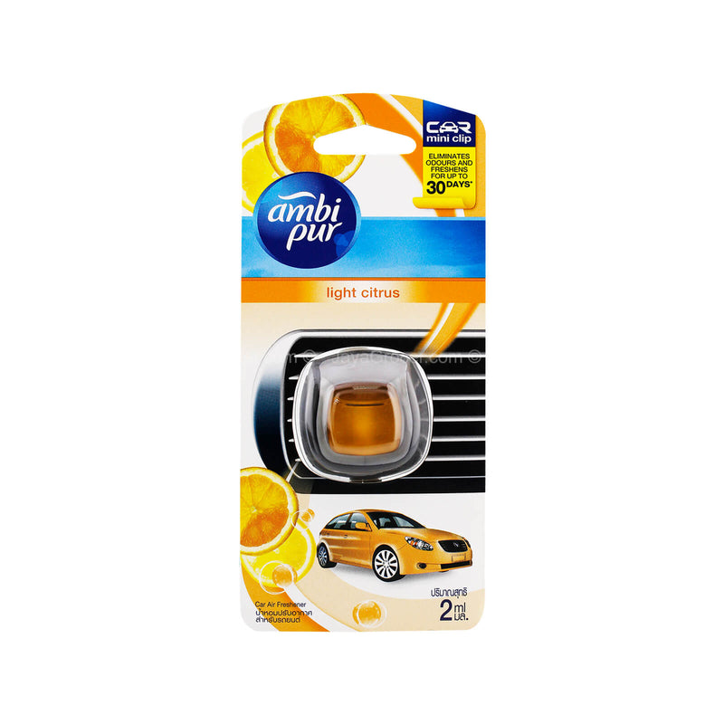 Ambi Pur Light Citrus Car Mini Clip Fragrance 2ml