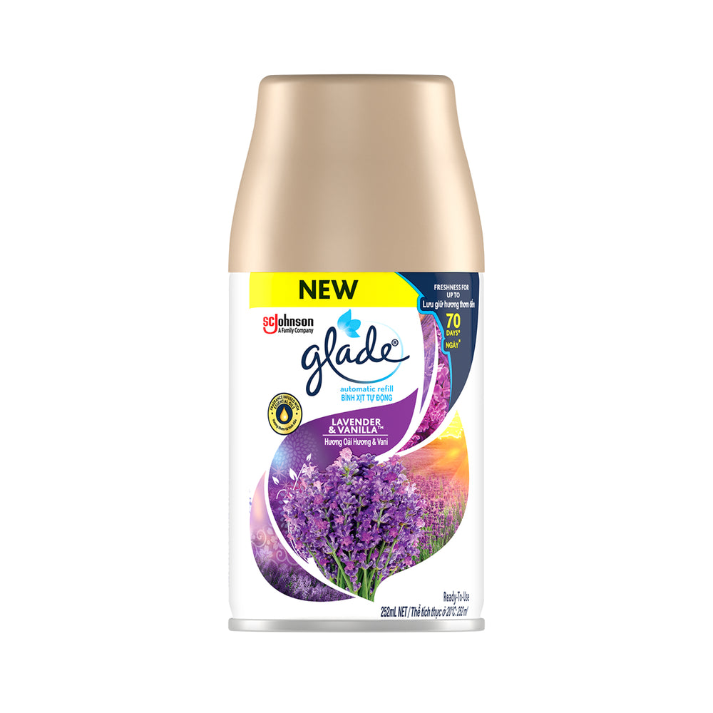 Glade Auto Spray Lavender Vanilla Refill 175g