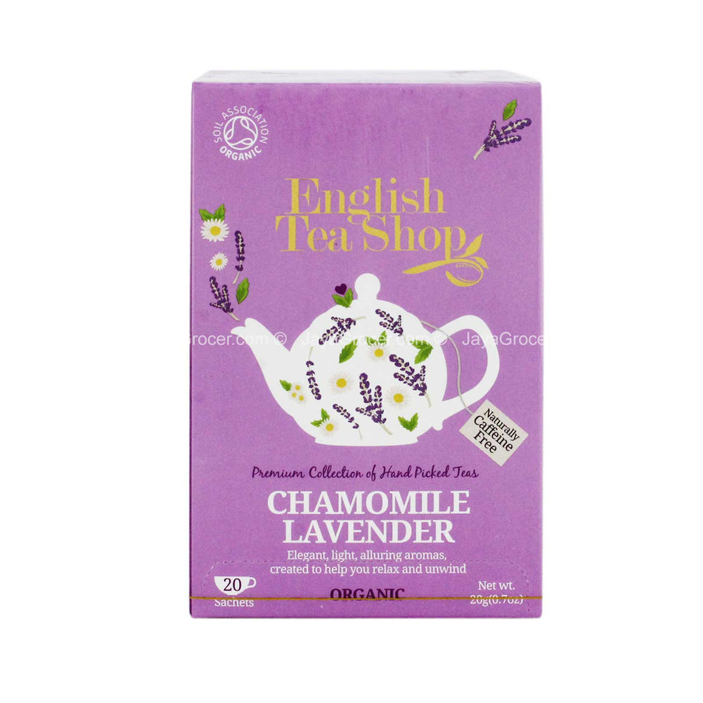 English Tea Shop Chamomile Lavender Teabags 20g