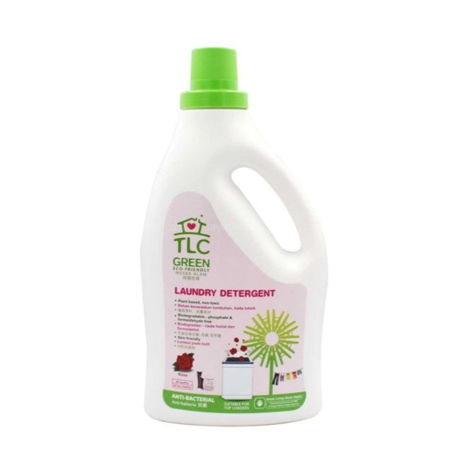 TLC Green Laundry Detergent Liquid 2L