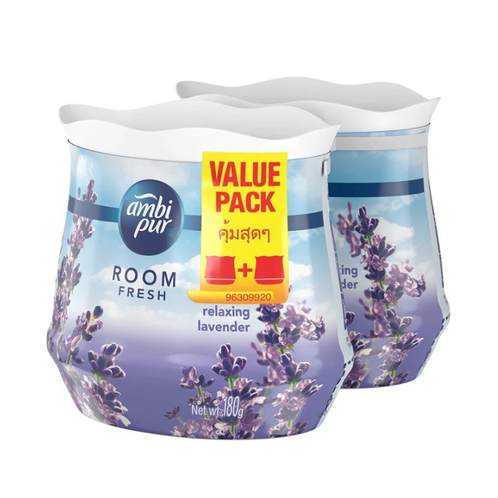 Ambi Pur Gel Fresh Lavender 180g x 2