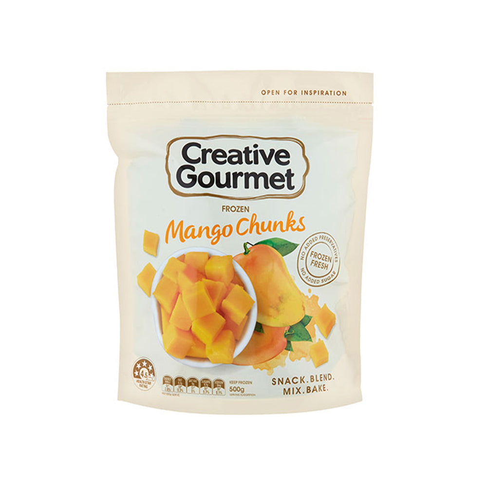 Creative Gourmet Frozen Fruit Mango Chunks 500g