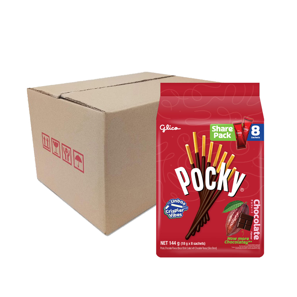 Glico Pocky  Biscuit Stick Family Pack Chocolate Flavour 21g x 8