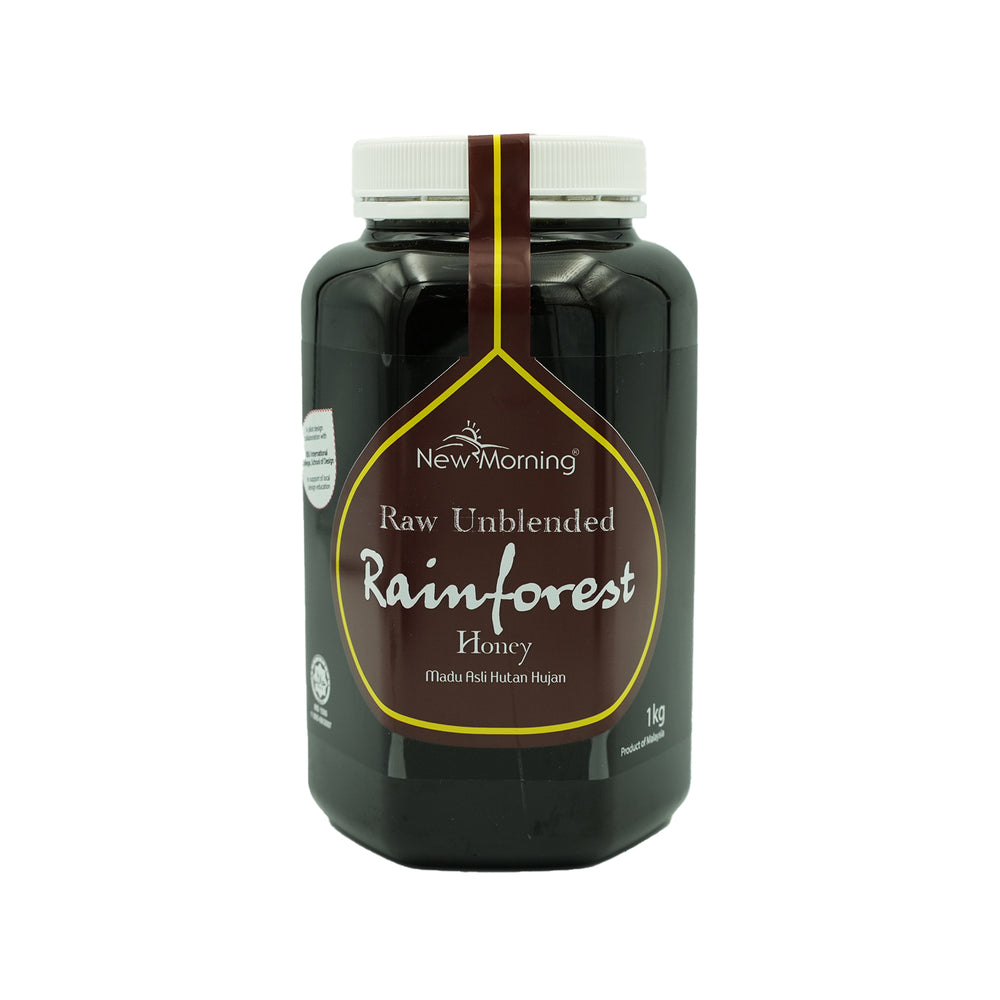 New Morning Raw Unblended Rainforest Honey 1kg