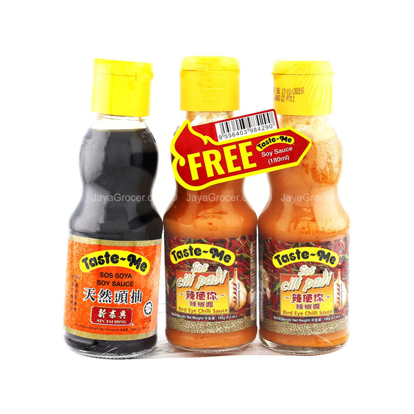 Taste-Me Chilli Padi Sauce (Promo Pack) 180g x 2 (highest price)
