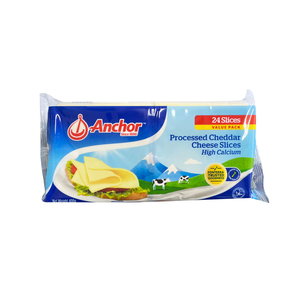 Anchor Cheddar Processed Sliced Cheese 400g (highest price)