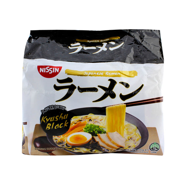Nissin Kyushu Black Japan Ramen Instant Noodle 115g x 5 (highest price)