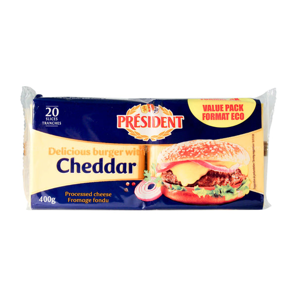 President Burger Cheddar Cheese Slices 400g (highest price)