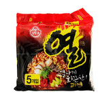 Ottogi Yeul Ramen Instant Noodle (Super Spicy) 120g x 5