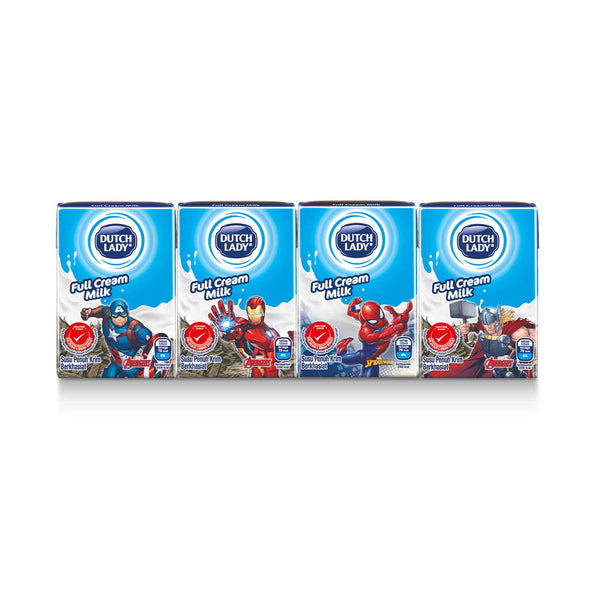 Dutch Lady Milky Marvel Full Cream UHT Milk 125ml x 4 (highest price)
