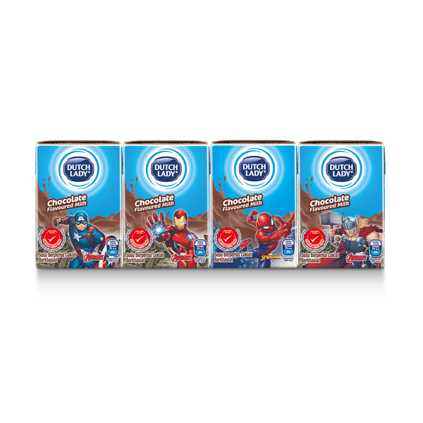 Dutch Lady Milky Marvel Chocolate Flavoured UHT Milk 125ml x 4 (highest price)