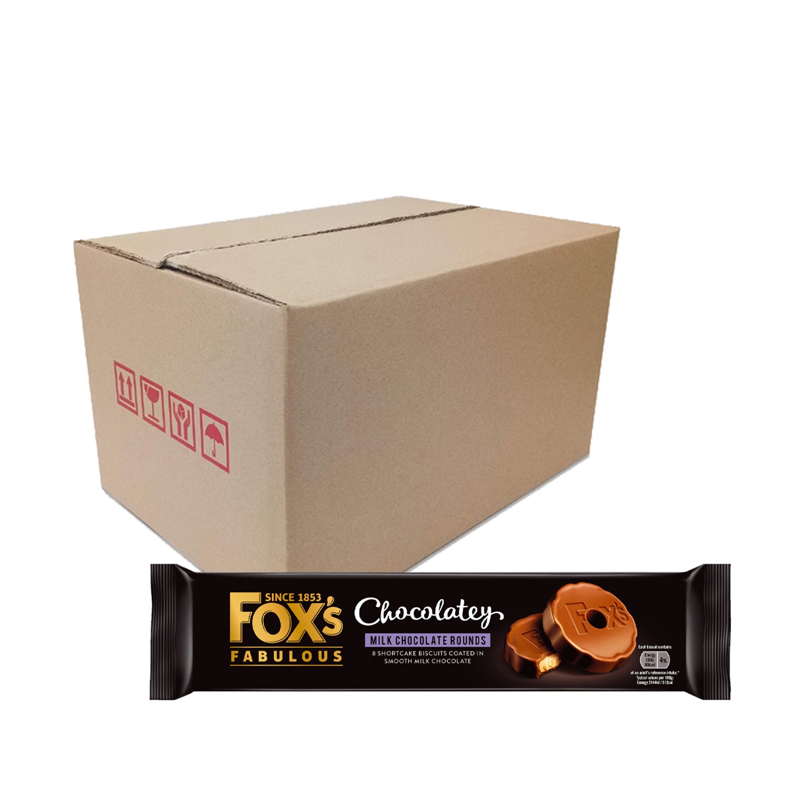 Fox's Chocolatey Milk Rounds 130g