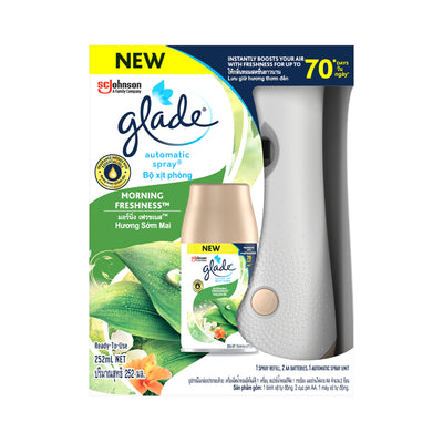 Glade Automatic Spray 3 in 1 Starter Morning Freshness Scent 1set