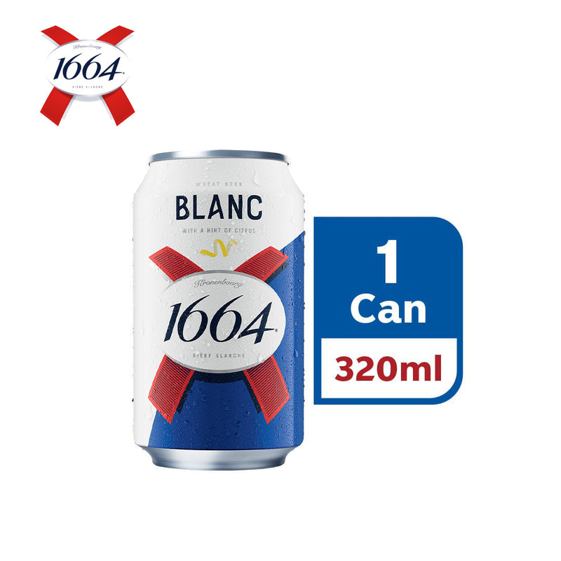 Kronenbourg 1664 Blanc Beer Can 320ml
