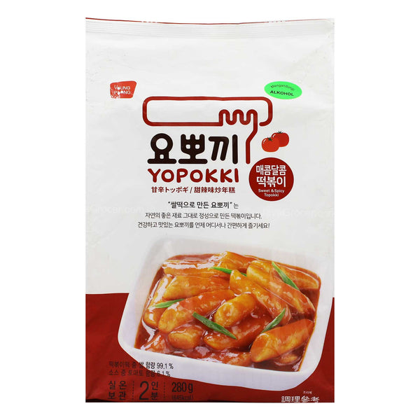 Yoppoki Sweet and Spicy Topokki Pouch Rice Cake 280g (highest price)