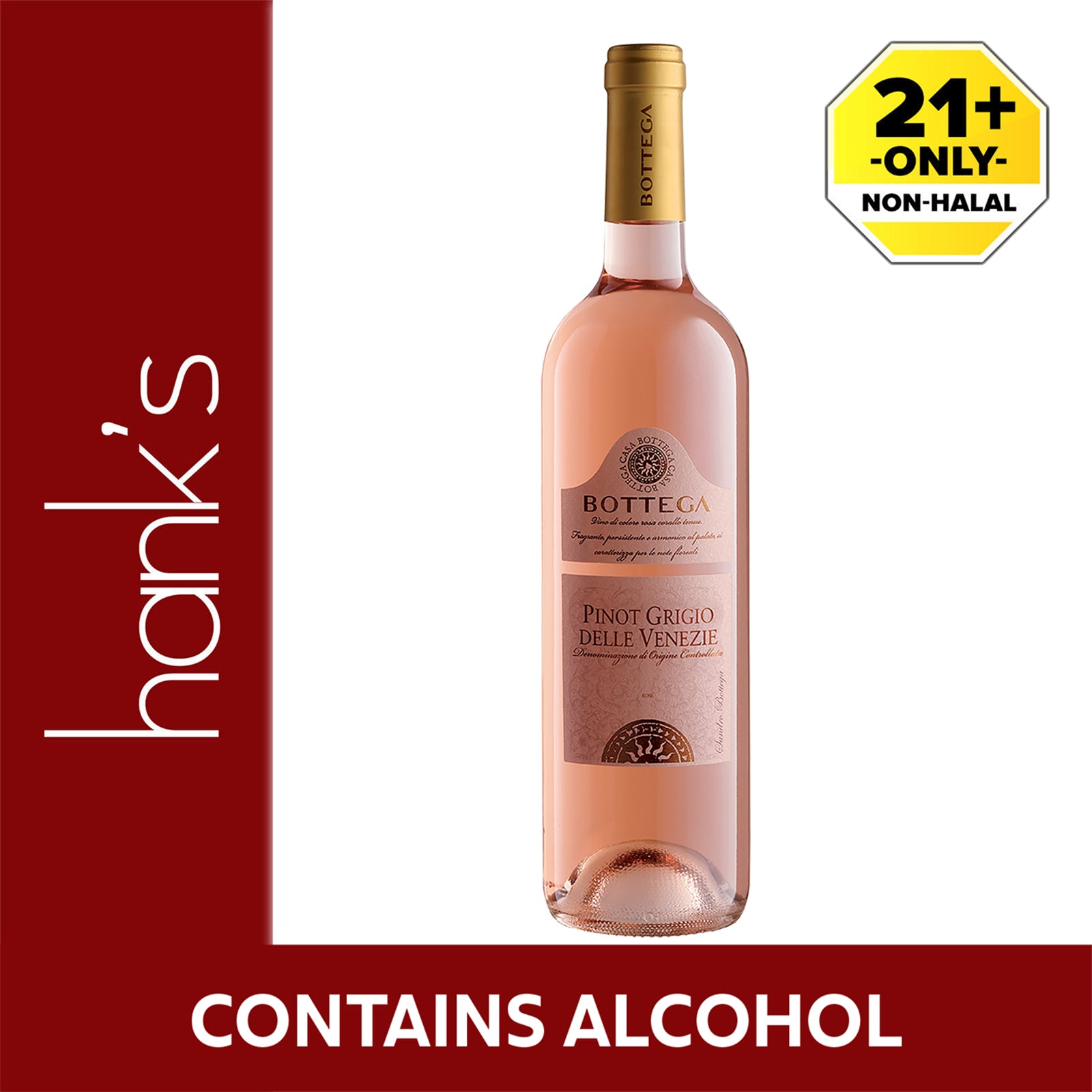 Bottega Grigio Rose Wine 750ml