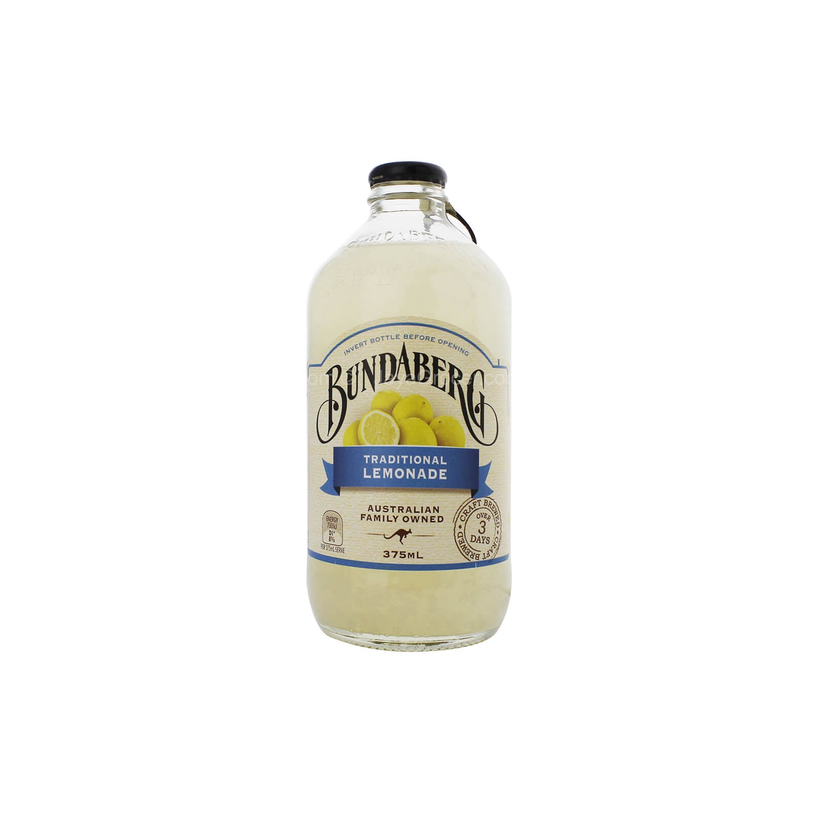 Bundaberg Traditional Lemonade Sparkling Drink 375ml
