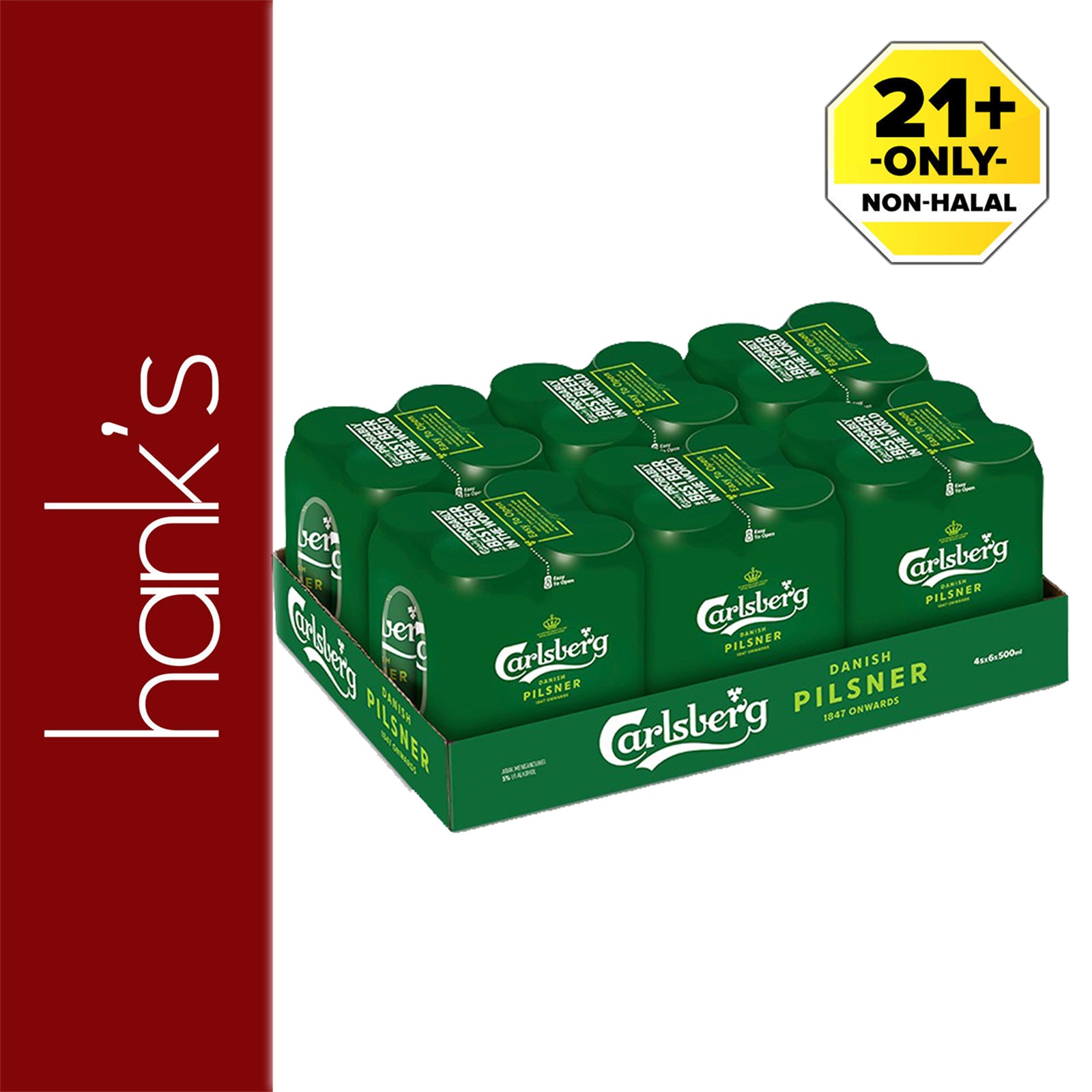 Carlsberg Green Label Beer (Can) 500ml