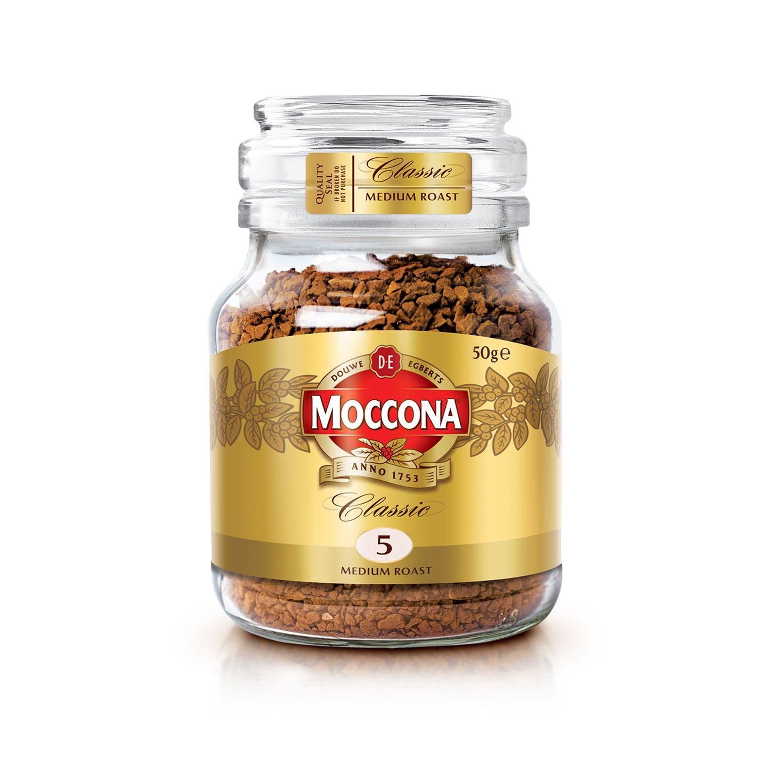Moccona Classic Medium Roast Coffee 50g