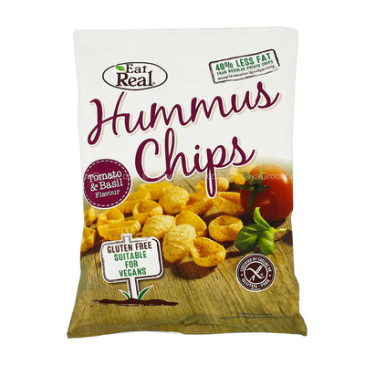 Eat Real @ Cofresh Hummus Crisps Tomato & Basil 110g