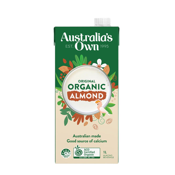 Australia's Own Organic Almond Milk 1L (highest price)