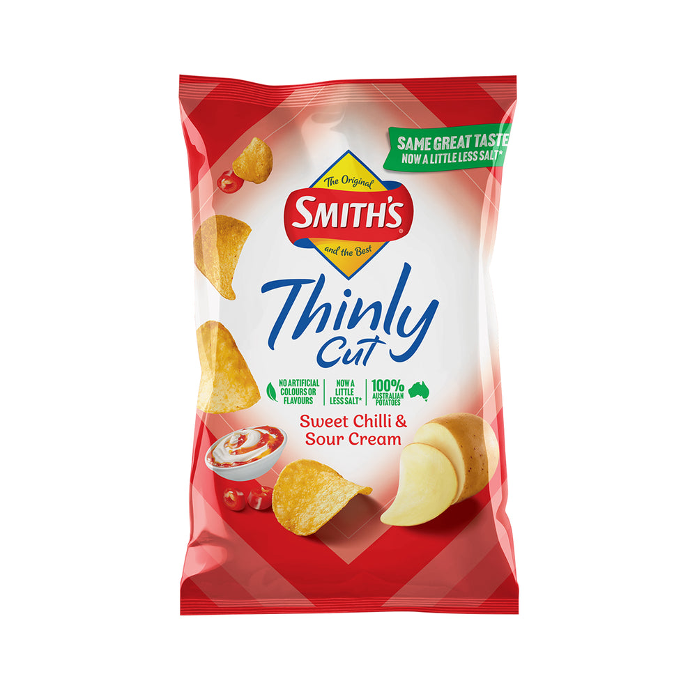 Smith's Thins Sour Cream & Sweet Chilli Chips 175g