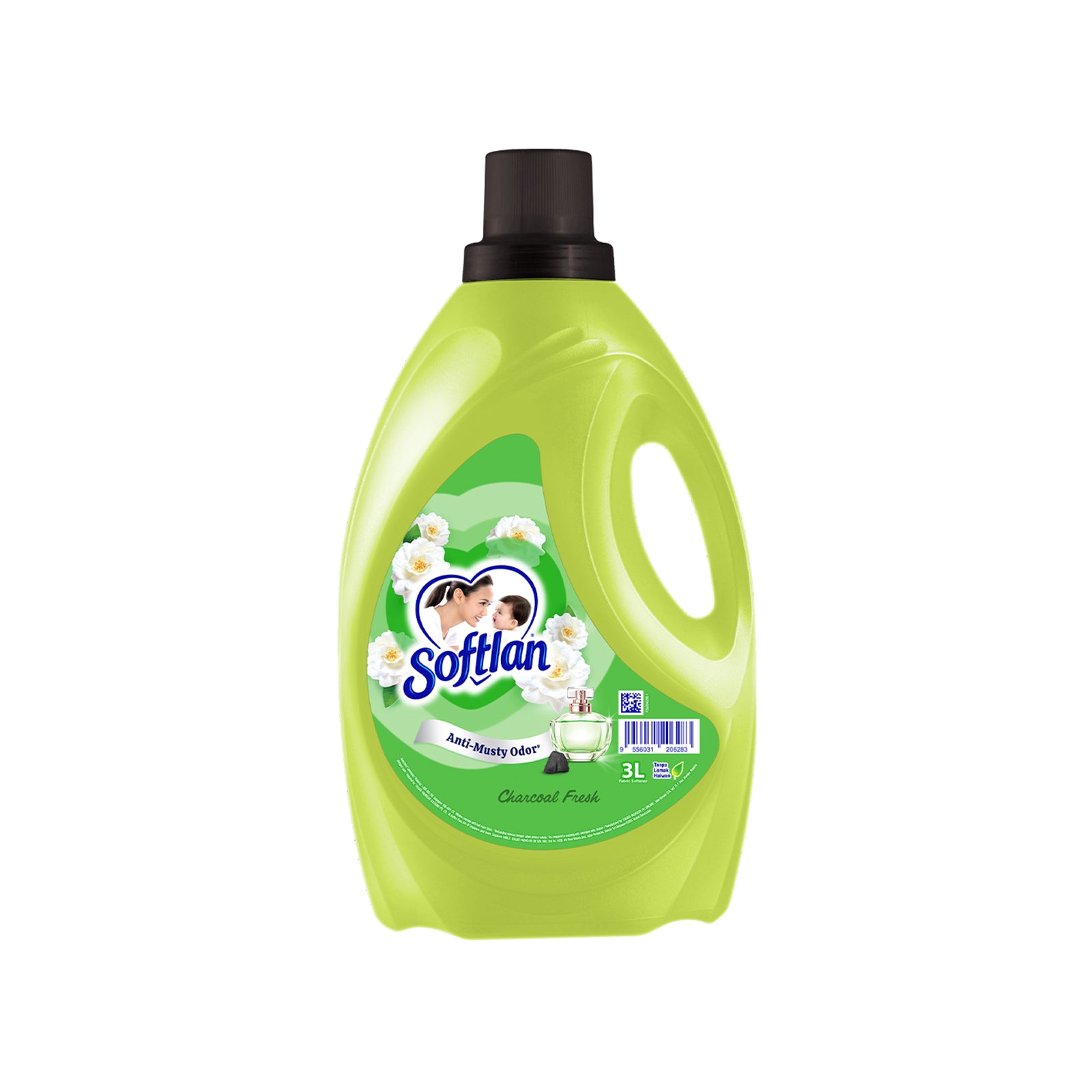Softlan Charcoal Cupboard Fresh Fabric Conditioner 3L