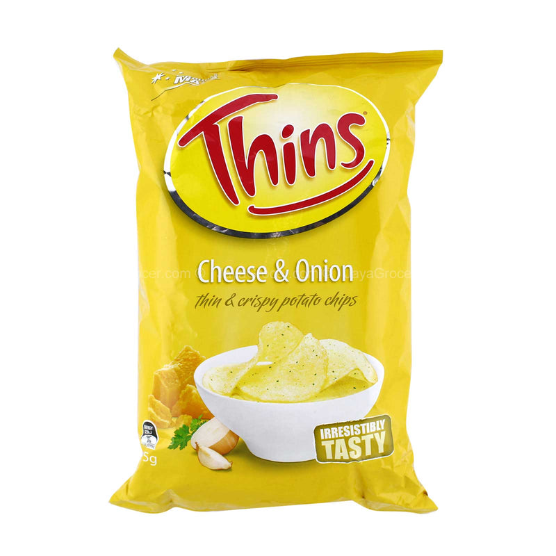 Thins Cheese and Onion Potato Chips 175g