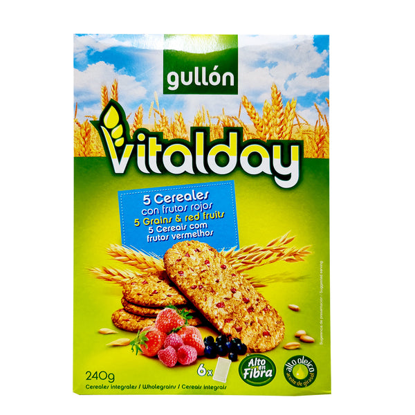 Gullon Vitalday Berries & Cereals 240g