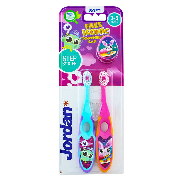 Jordan Step 2 Twin Pack Toothbrush