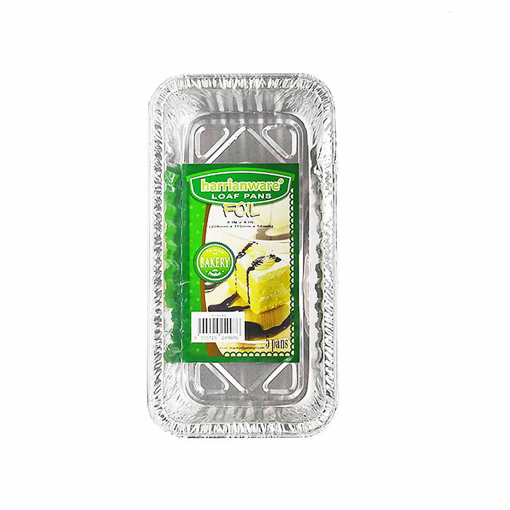 Harrianware Aluminium Loaf Pan 5pcs/pack