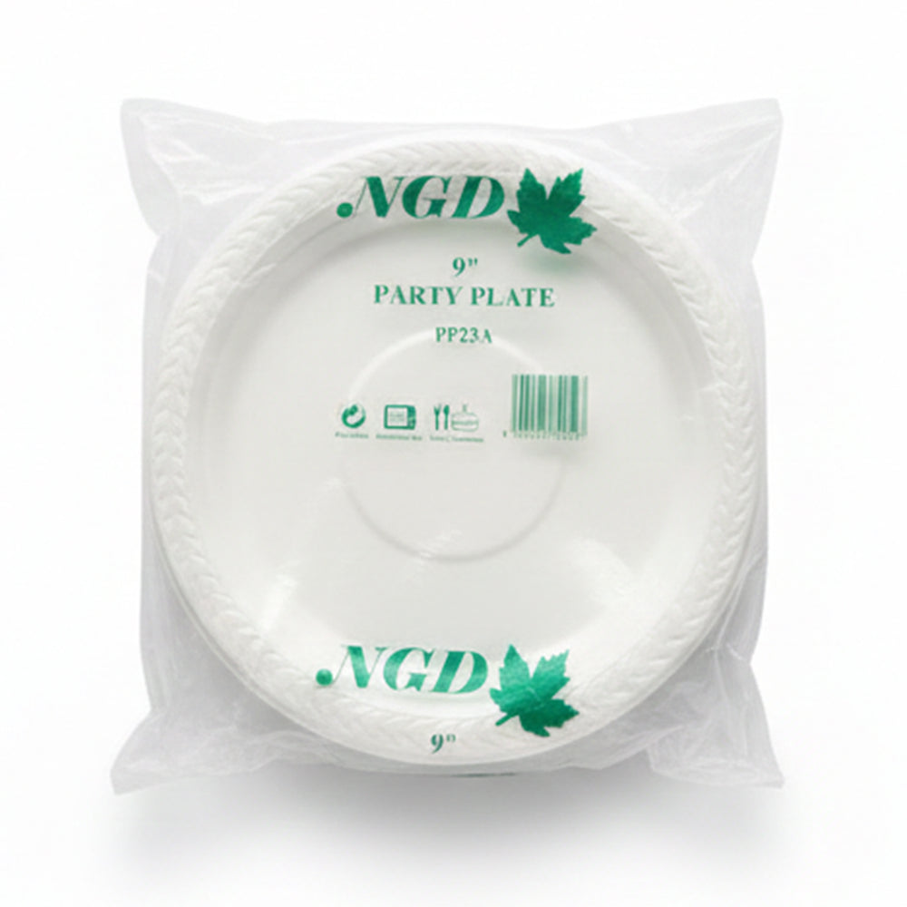 Polypropylene Party Plate 9 inch 50pcs/pack