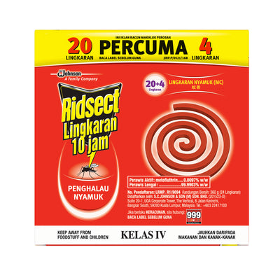Ridsect Lingkaran Nyamuk 10Jam 24pcs/pack