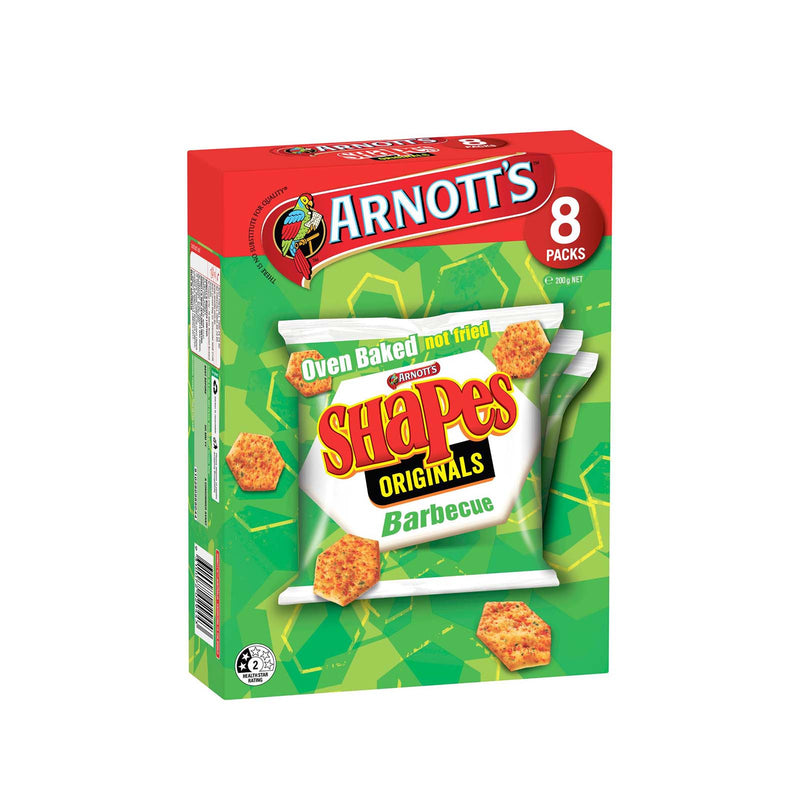 Arnotts Shapes Biscuits Barbecue Flavour (Multipack) 200g