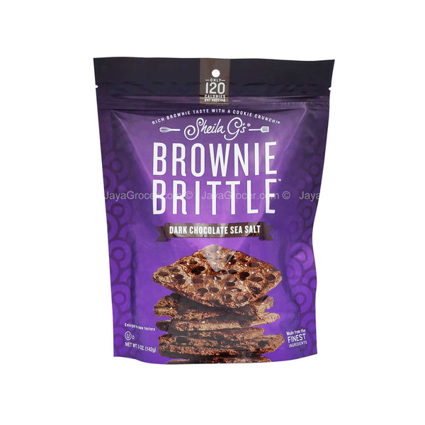 Sheila Gs Brownie Brittle Dark Chocolate Sea Salt 142g