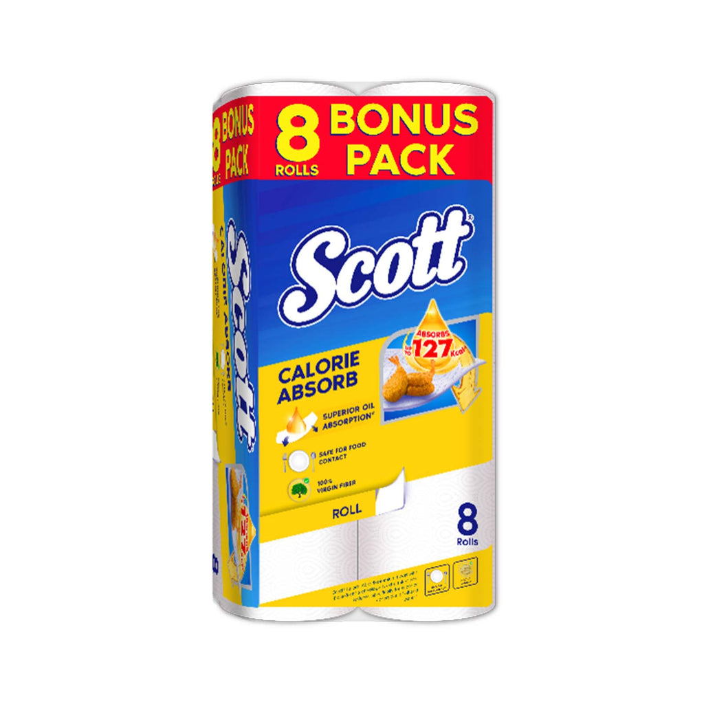 Scott Calorie Light Premium Towel 50sheets x 8