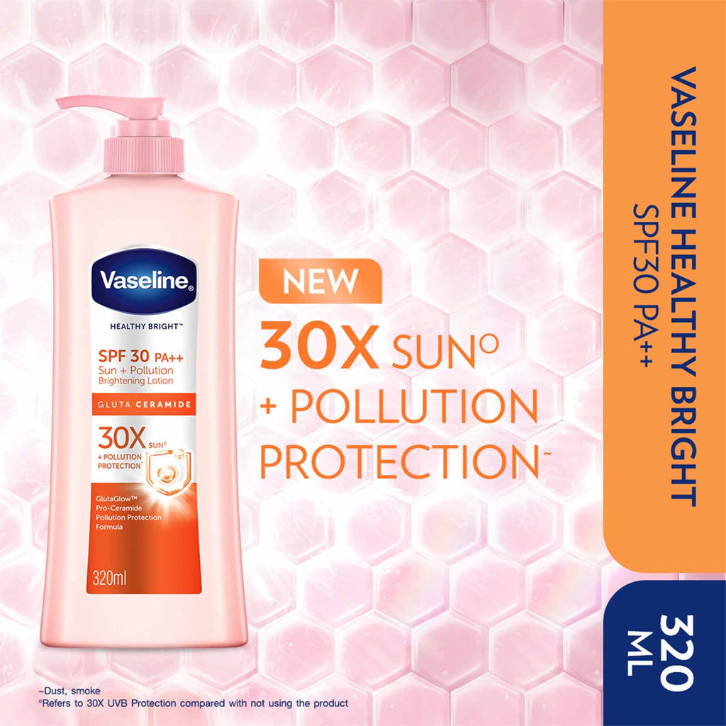 Vaseline Lotion SPF 30 Sun Healthy Pollution 320ml