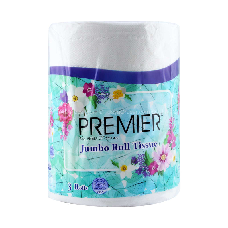 Premier Jumbo Roll Tissue 130m x 3