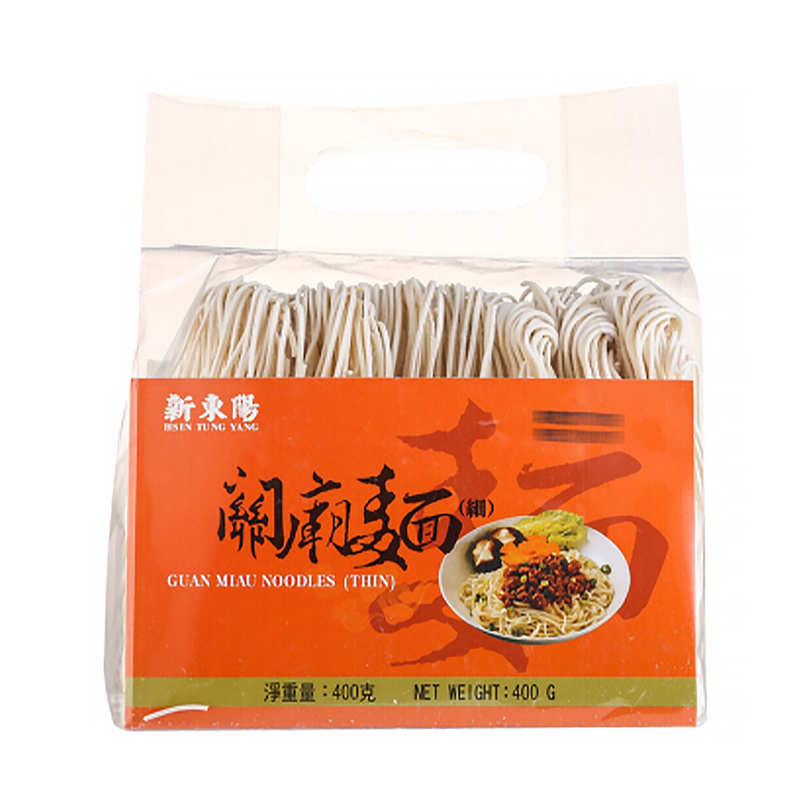 Hsin Tung Yang Guanmiau Noodles Thin 400g