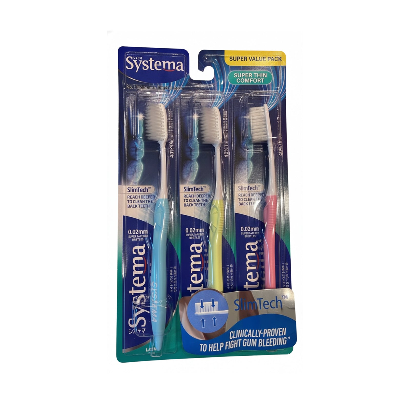 Systema Comfort Toothbrush 3pcs/pack