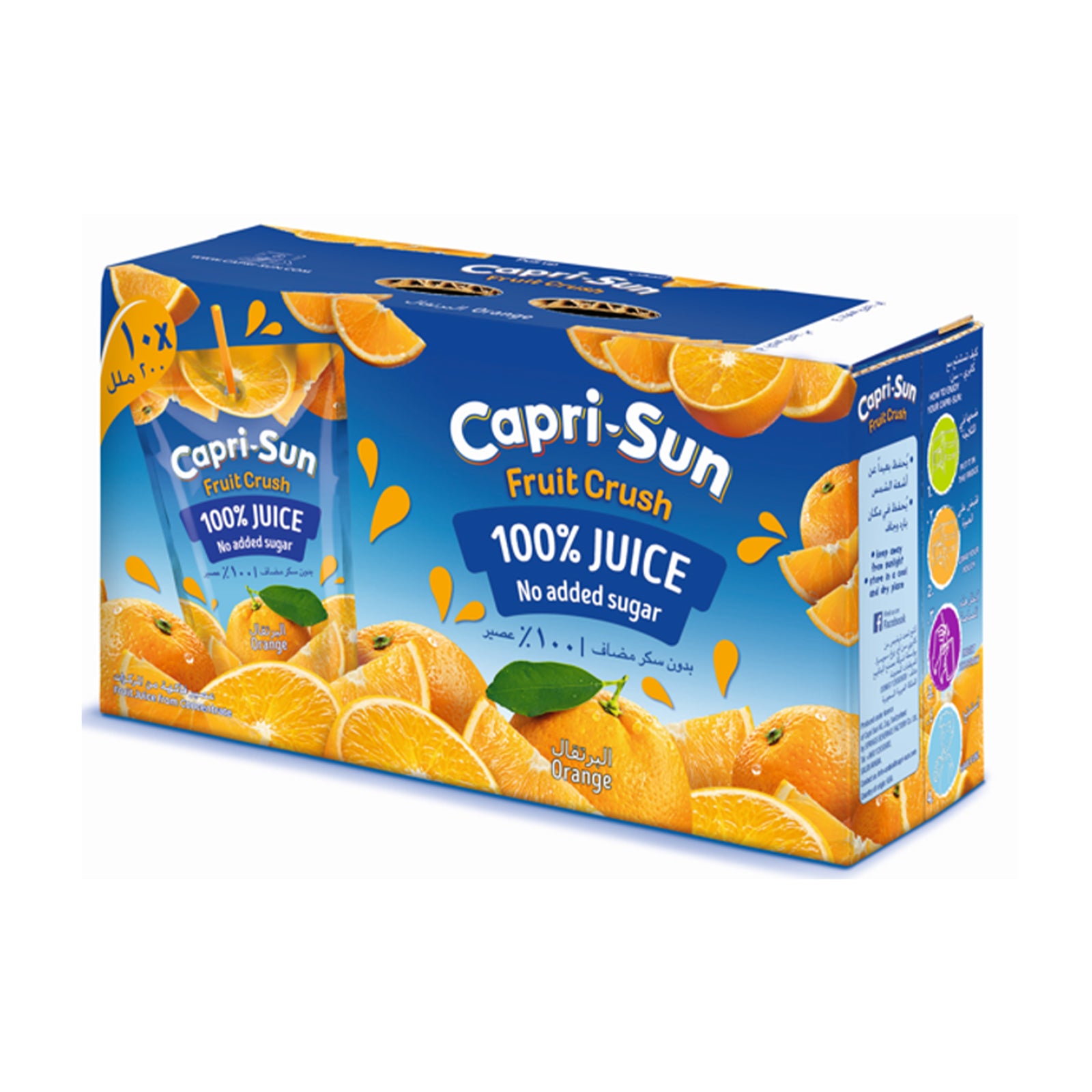 Capri-Sun No Added Sugar Orange Juice 200ml