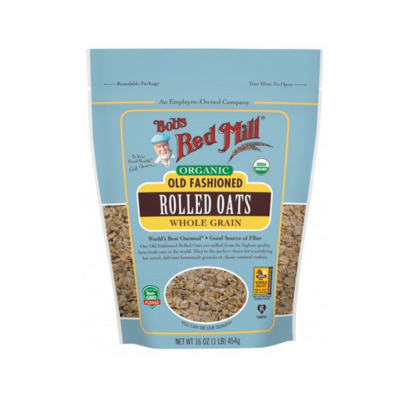 Bobs Red Mill Organic Old Fashioned Rolled Oats 454g
