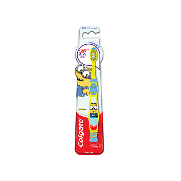 Colgate Kids Minions Toothbrush Age 5-9 (Ultra Soft) 1unit (highest price)