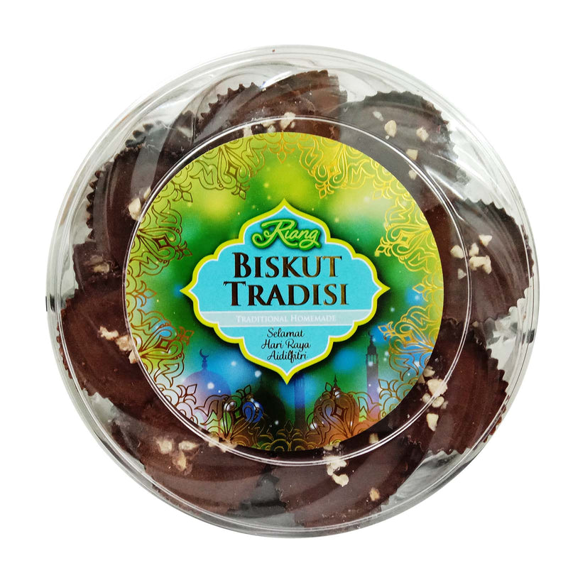 Riang Biskut Coklat Badam Nib 300g