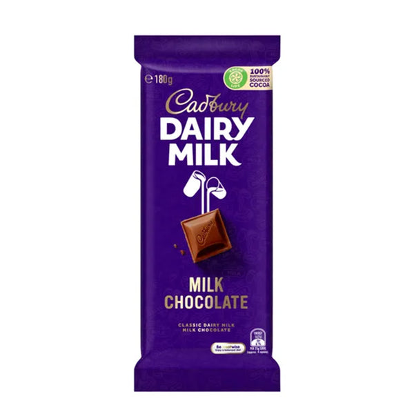 Cadbury Dairy Milk Chocolate Bar (Australia) 180g (highest price)