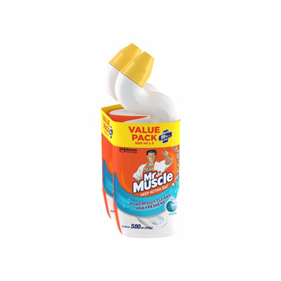 Mr Muscle Rust and Toilet Shield Toilet Bowl Cleaner 500ml x 2