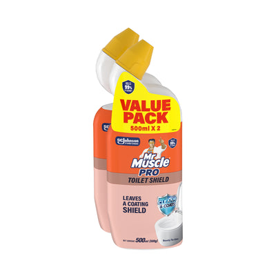 Mr Muscle Rust and Toilet Shield Toilet Bowl Cleaner 500ml x 2