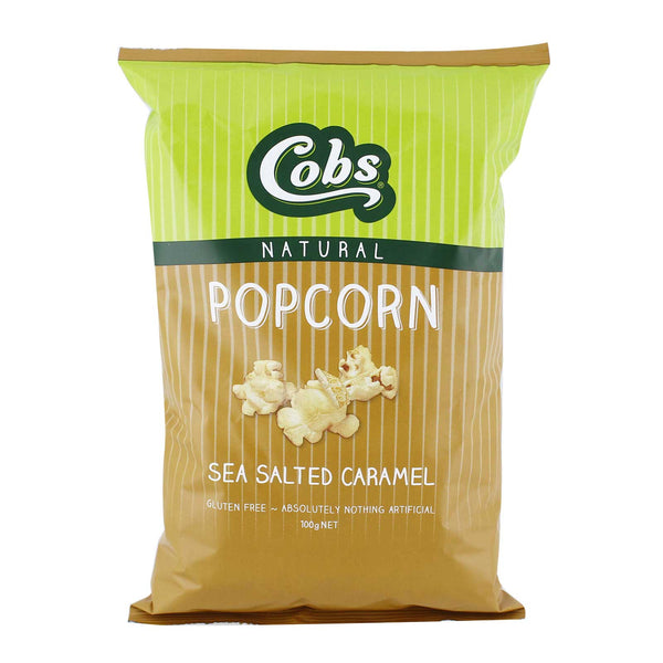 Cobs Popcorns Natural Sea Salted Caramel Flavour 100g