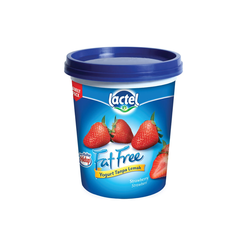 Lactel Fat Free Strawberry Yogurt 470g